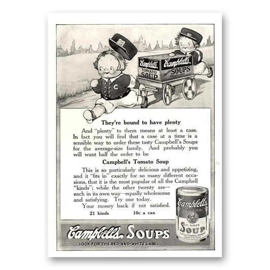 1915 Campbells Tomato Soup Bound To Have Plenty Vintage Magazine Print Ad