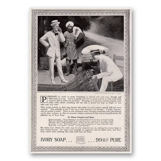 1917 Ivory Soap Perhaps No Article in Home Furnishings Vintage Magazine Print Ad