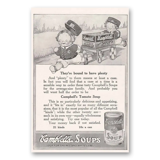 1918 Campbells Tomato Soup Bound To Have Plenty Vintage Magazine Print Ad