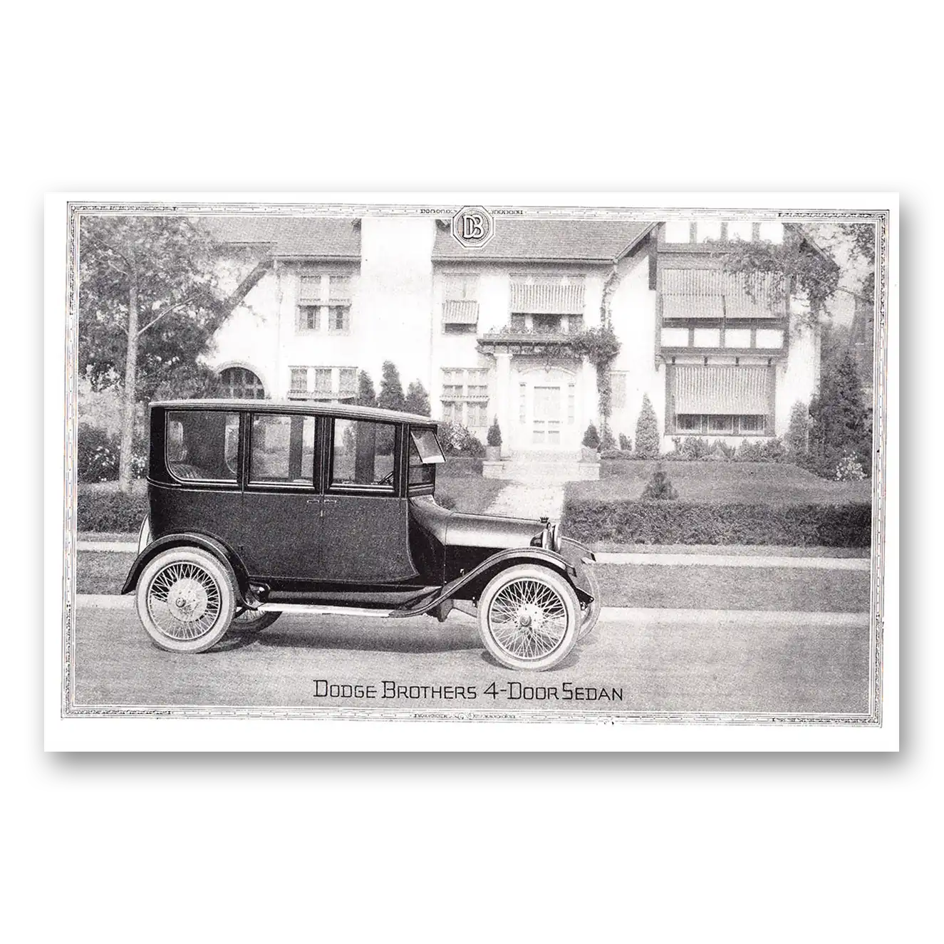 1920 Dodge Sedan 4 Door Sedan Vintage Magazine Print Ad