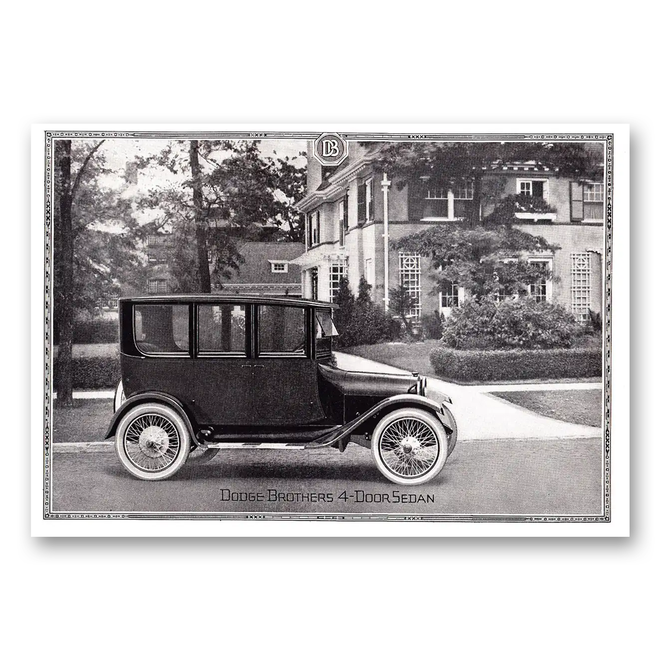 1920 Dodge Sedan 4 Door Sedan Vintage Magazine Print Ad