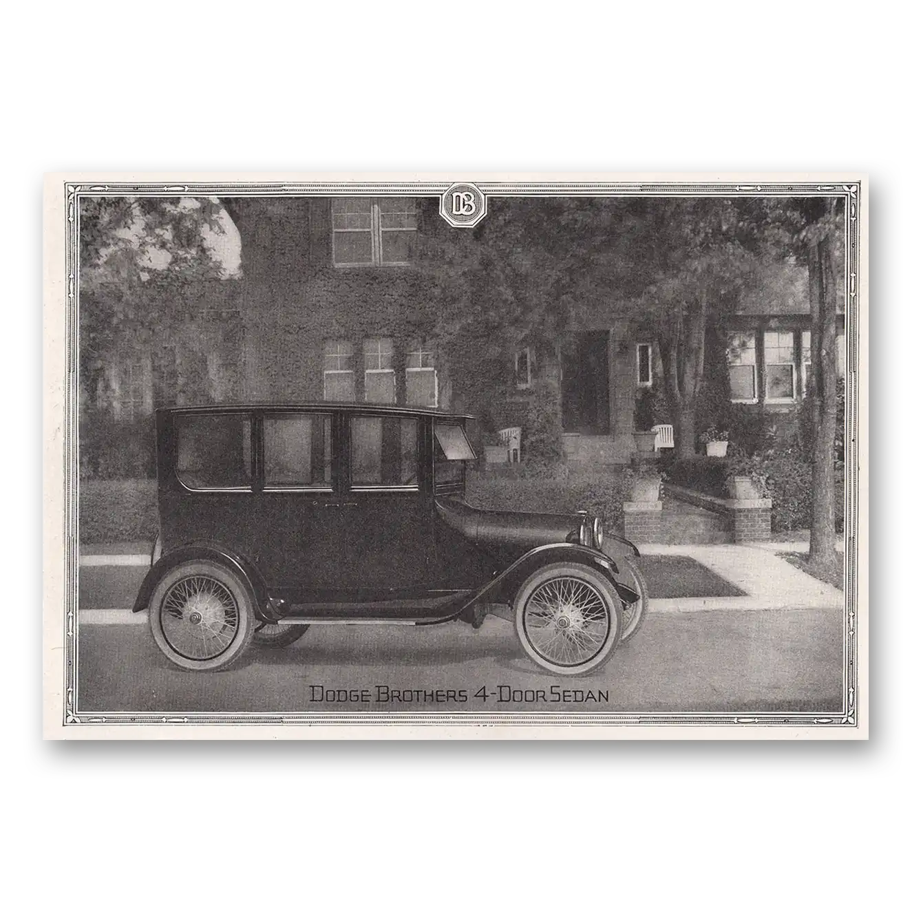 1920 Dodge Sedan Sedan Parkway Vintage Magazine Print Ad