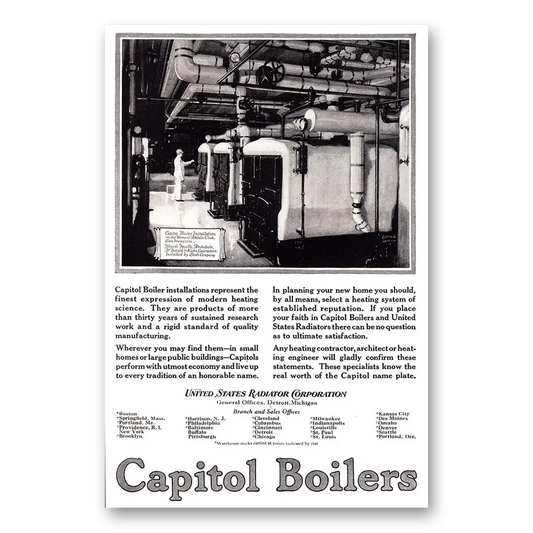 1925 Capitol Boilers Womens Athletic Club San Francisco Vintage Magazine Print Ad