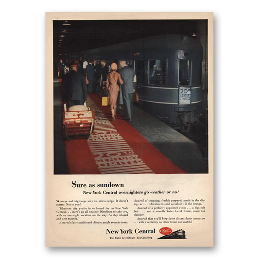 1947 New York Central Headliners in New York Centrals Luxury Parade Vintage Magazine Print Ad