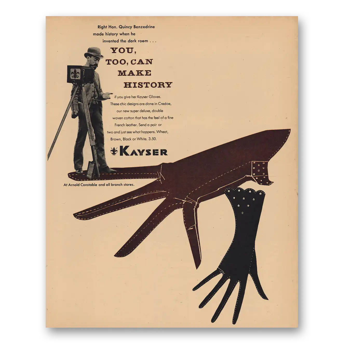 1956 Kayser Hosiery Right Hon Quincy Benzedrine Vintage Magazine Print Ad