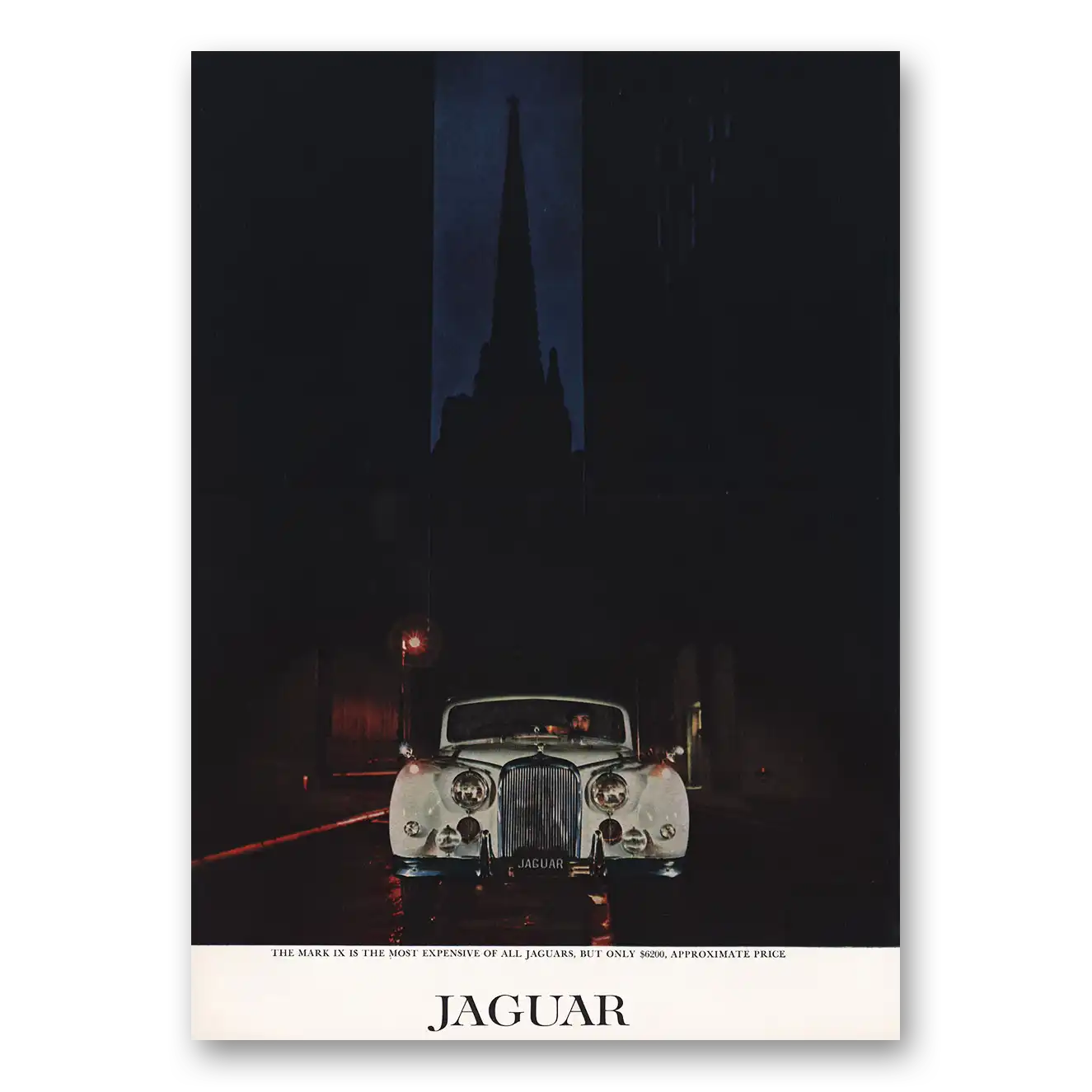 1959 Jaguar Mark IX Sedan Most Expensive Vintage Magazine Print Ad