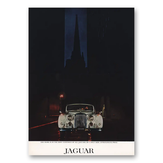 1959 Jaguar Mark IX Sedan Most Expensive Vintage Magazine Print Ad