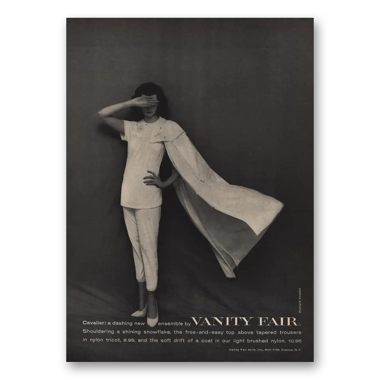 1959 Vanity Fair Undergarments Cavalier Dashing New Ensemble Vintage Magazine Print Ad