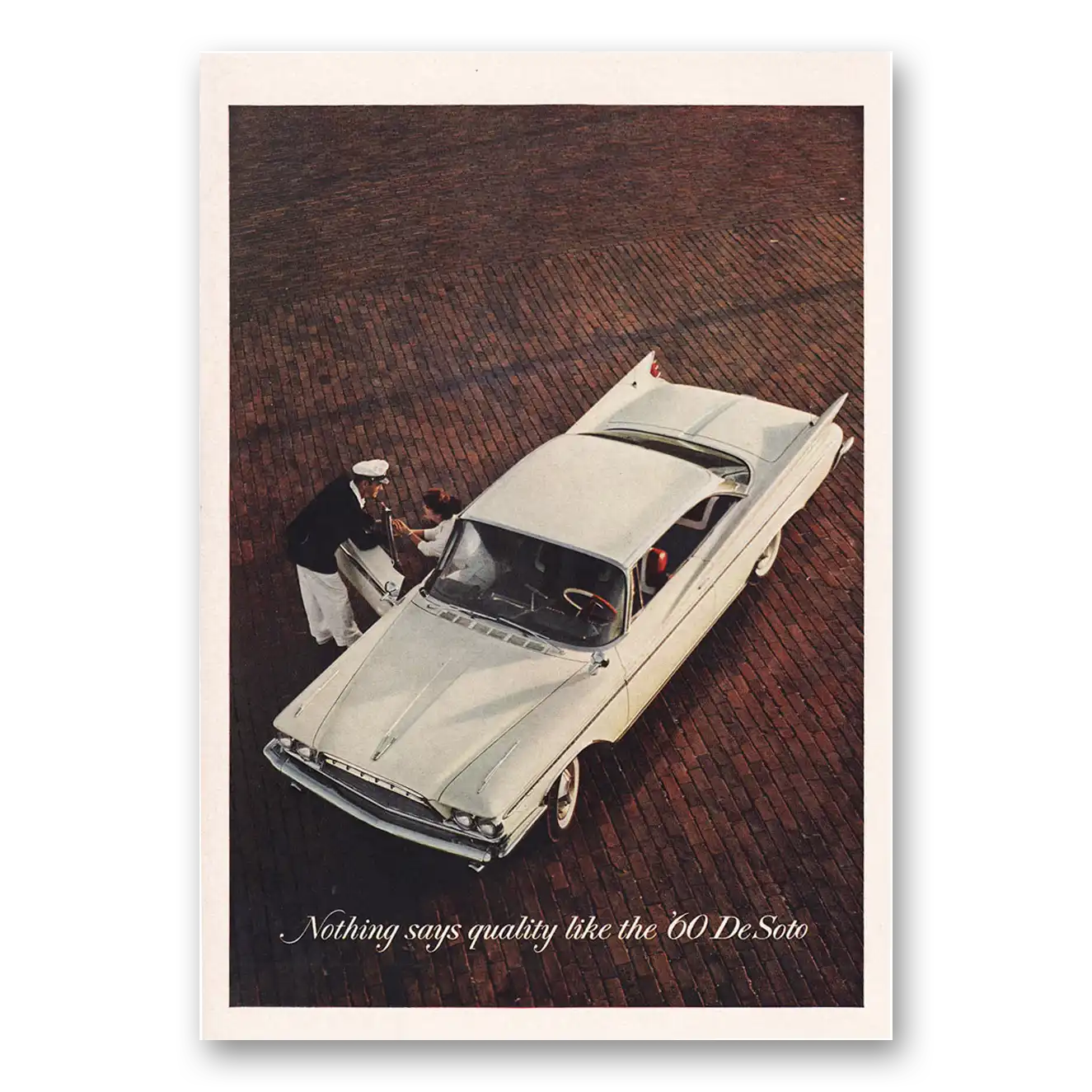 1960 DeSoto Nothing Says Quality Like Vintage Magazine Print Ad