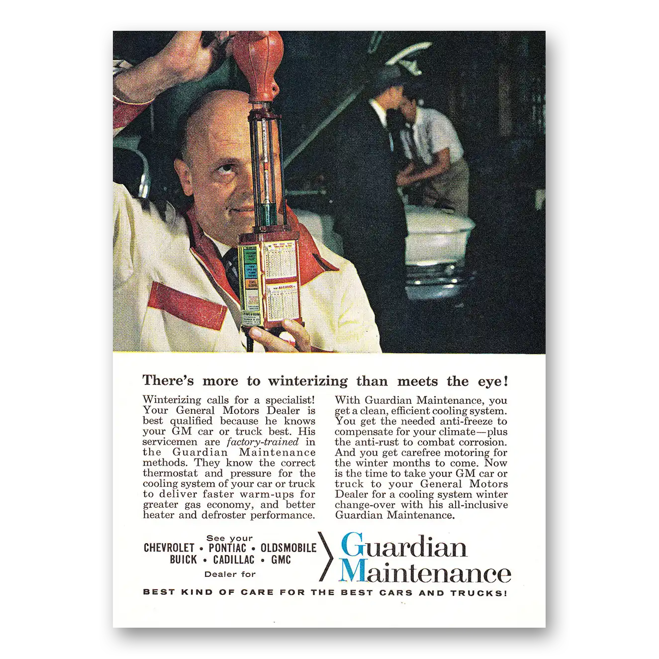 1960 Guardian Maintenance Theres More to Winterizing Vintage Magazine Print Ad