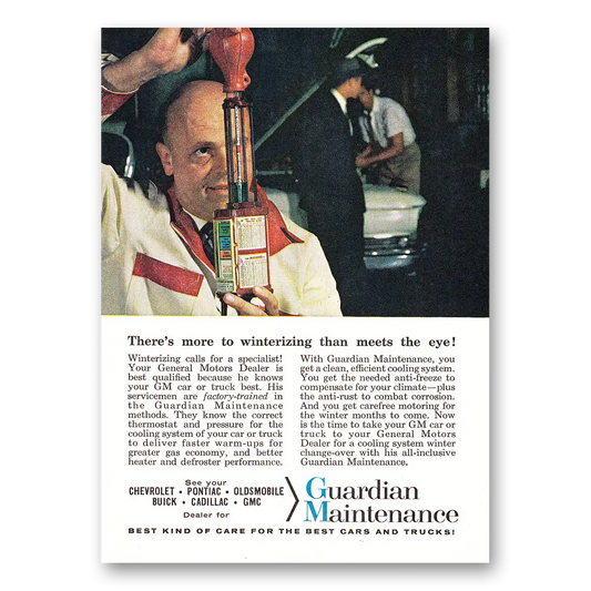 1960 Guardian Maintenance Theres More to Winterizing Vintage Magazine Print Ad