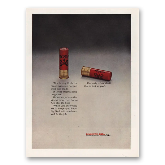 1961 Winchester Western Shells Most Famous Shotgun Shell Vintage Magazine Print Ad