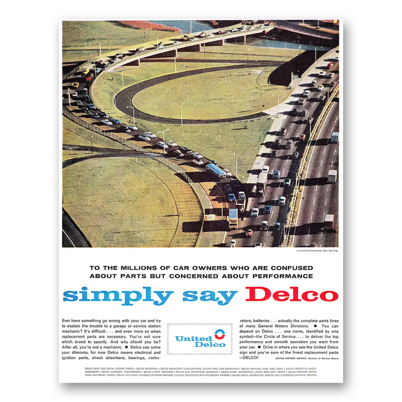 1962 Delco Millions of Car Owners Vintage Magazine Print Ad