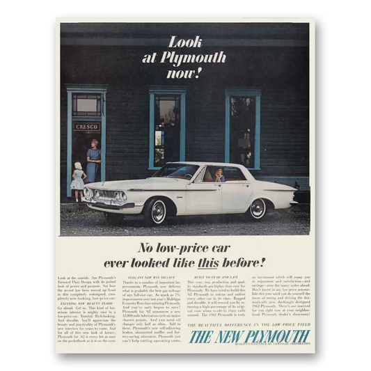 1961 Plymouth Forward Flair Design No Low Price Car Vintage Magazine Print Ad