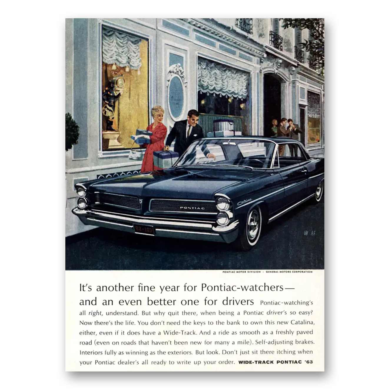 1962 Pontiac Catalina Another Fine Year Vintage Magazine Print Ad