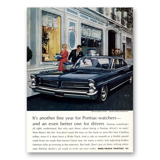 1962 Pontiac Catalina Another Fine Year Vintage Magazine Print Ad