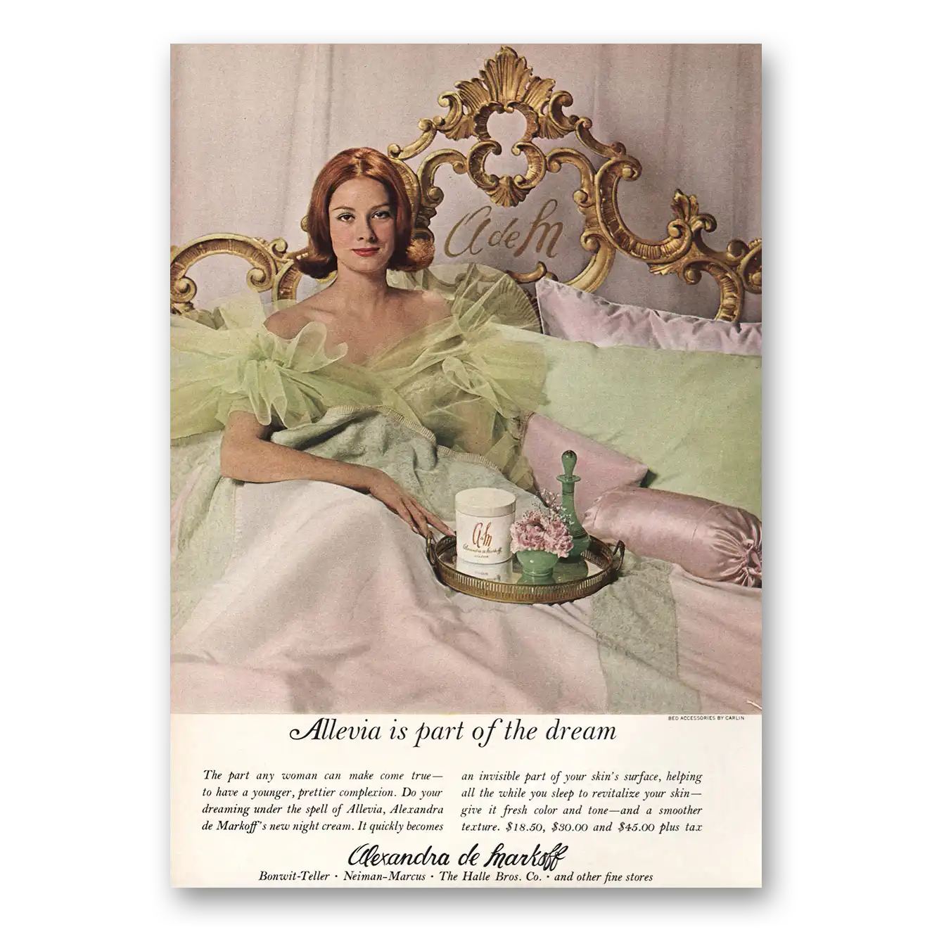 1964 Countess Isserlyn Allevia Part of Dream Vintage Magazine Print Ad