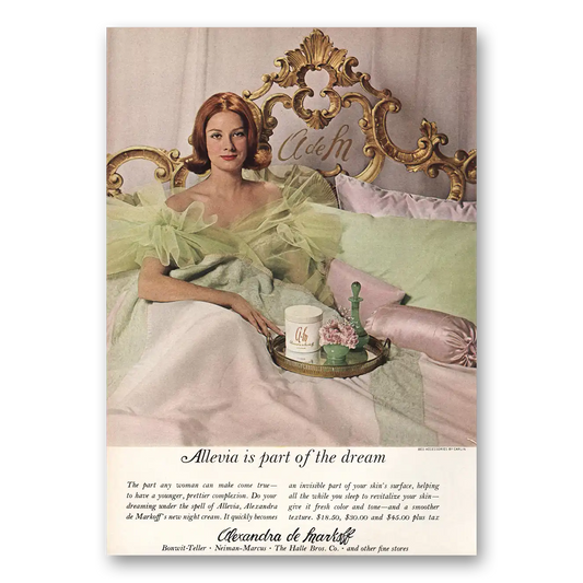 1964 Countess Isserlyn Allevia Part of Dream Vintage Magazine Print Ad