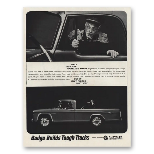 1964 Dodge Trucks Built for Carriage Trade Vintage Magazine Print Ad