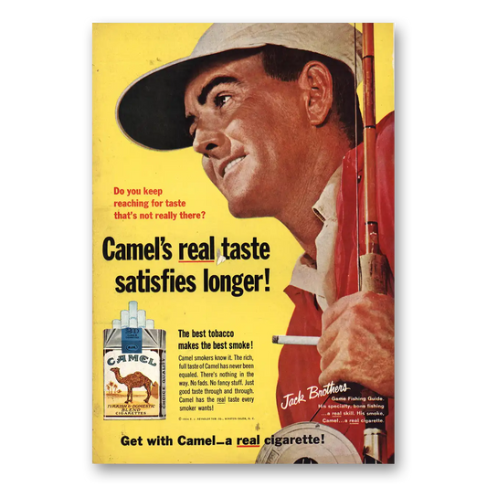 1965 Camel Cigarettes Jack Brothers Vintage Magazine Print Ad