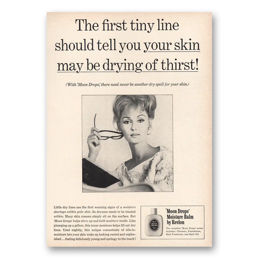 1965 Revlon The First Tiny Line Vintage Magazine Print Ad