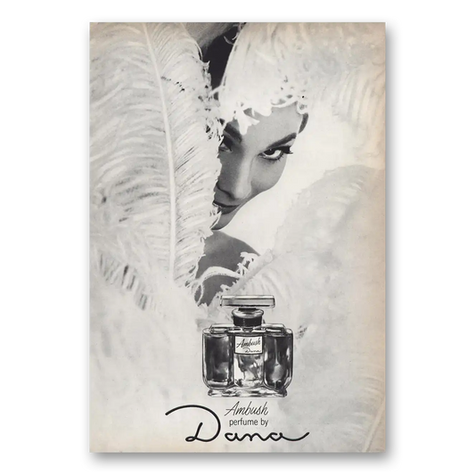 1966 Dana Perfumes Ambush Vintage Magazine Print Ad