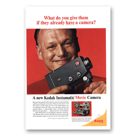 1966 Kodak Instamatic Camera What Do You Give Them Vintage Magazine Print Ad