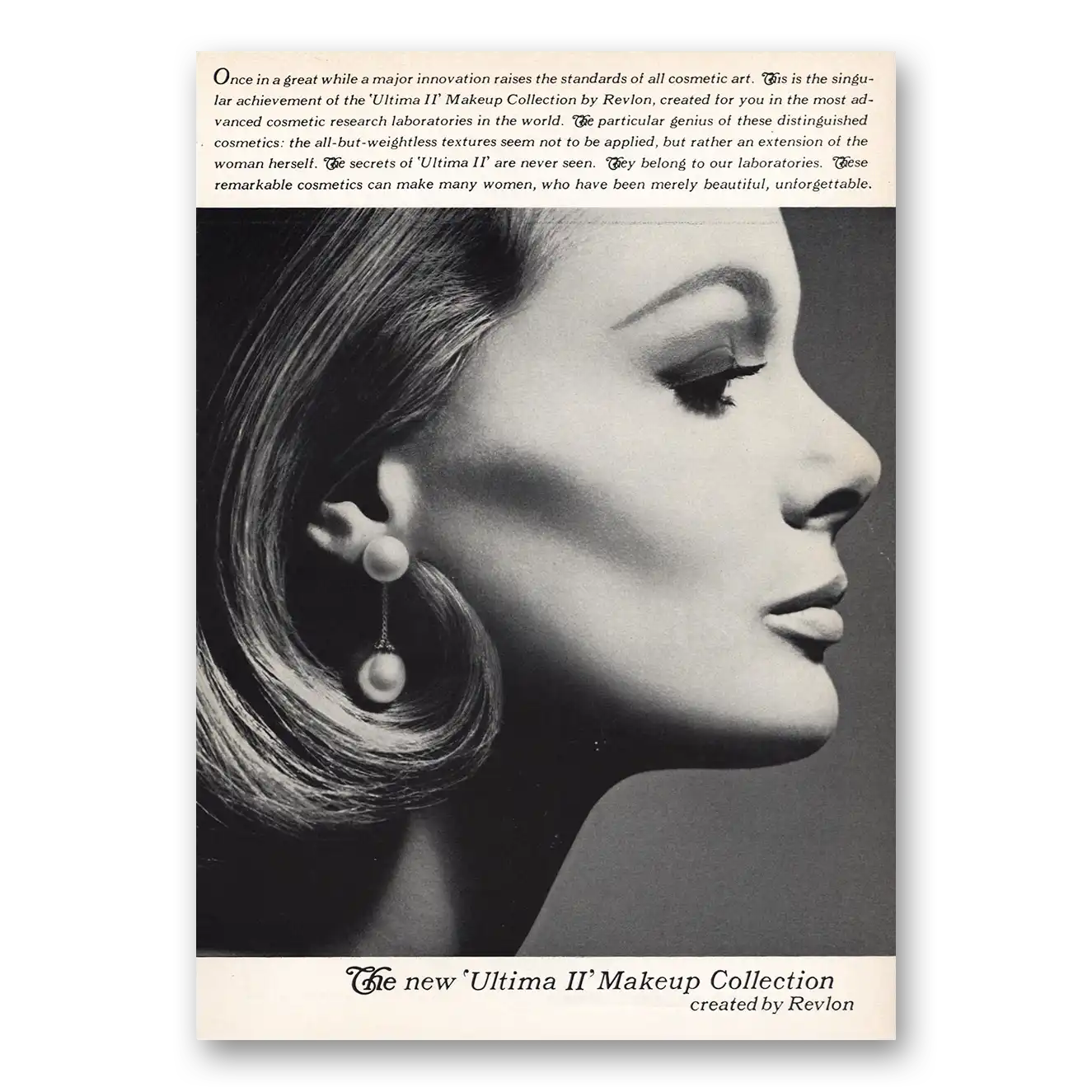 1966 Ultima II Ultima II Makeup Collection Vintage Magazine Print Ad