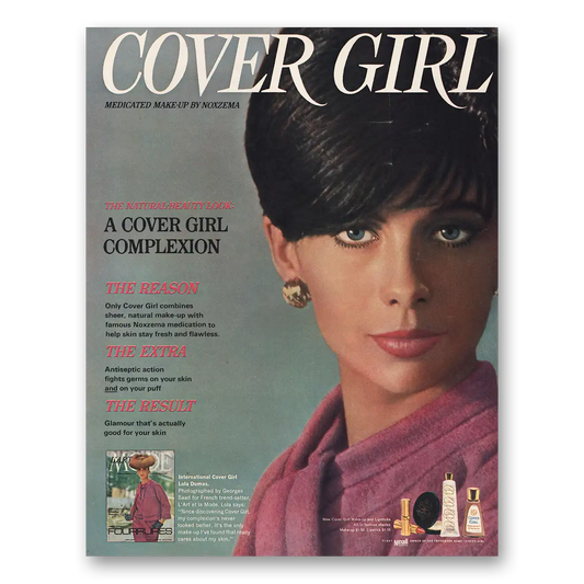 1967 Cover Girl Cover Girl Complexion Vintage Magazine Print Ad