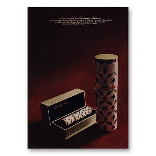 1967 Guerlain Created Chant d Aromes Endearing Gift Vintage Magazine Print Ad