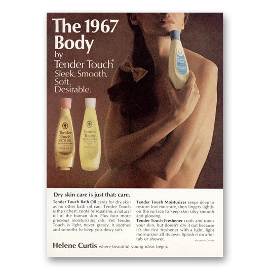 1967 Tender Touch Shampoo Body by Tender Touch Vintage Magazine Print Ad