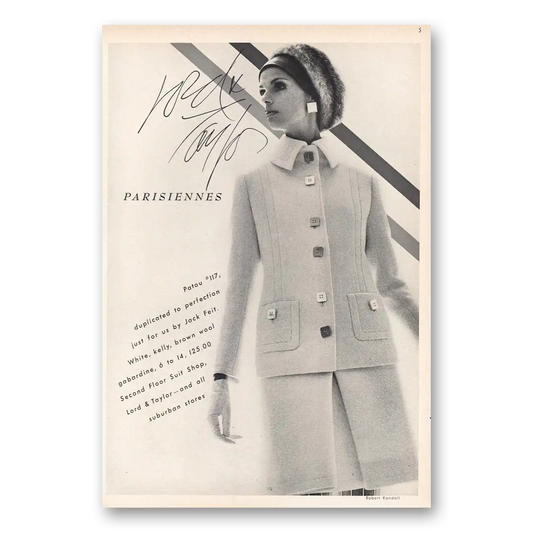 1967 Lord & Taylor Parisiennes Vintage Magazine Print Ad