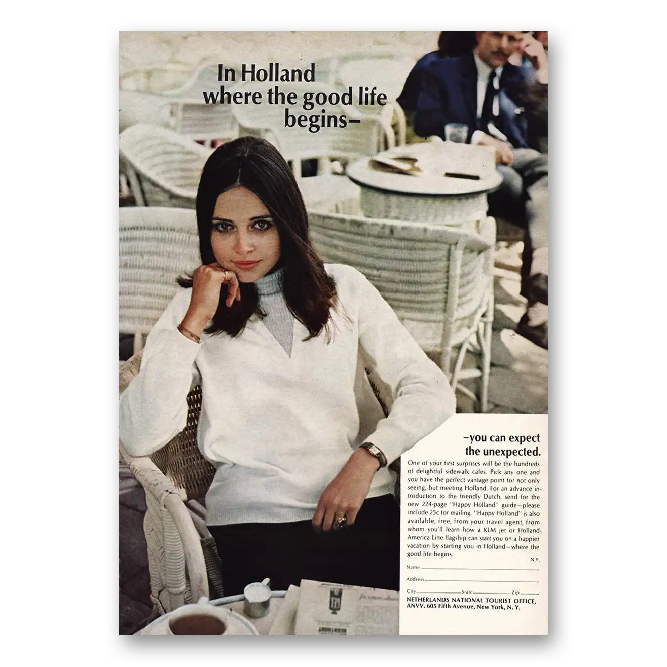 1967 Netherlands Holland Where Good Life Begins Vintage Magazine Print Ad