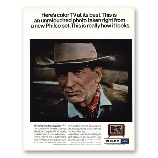 1967 Philco Television Color TV At Its Best Vintage Magazine Print Ad