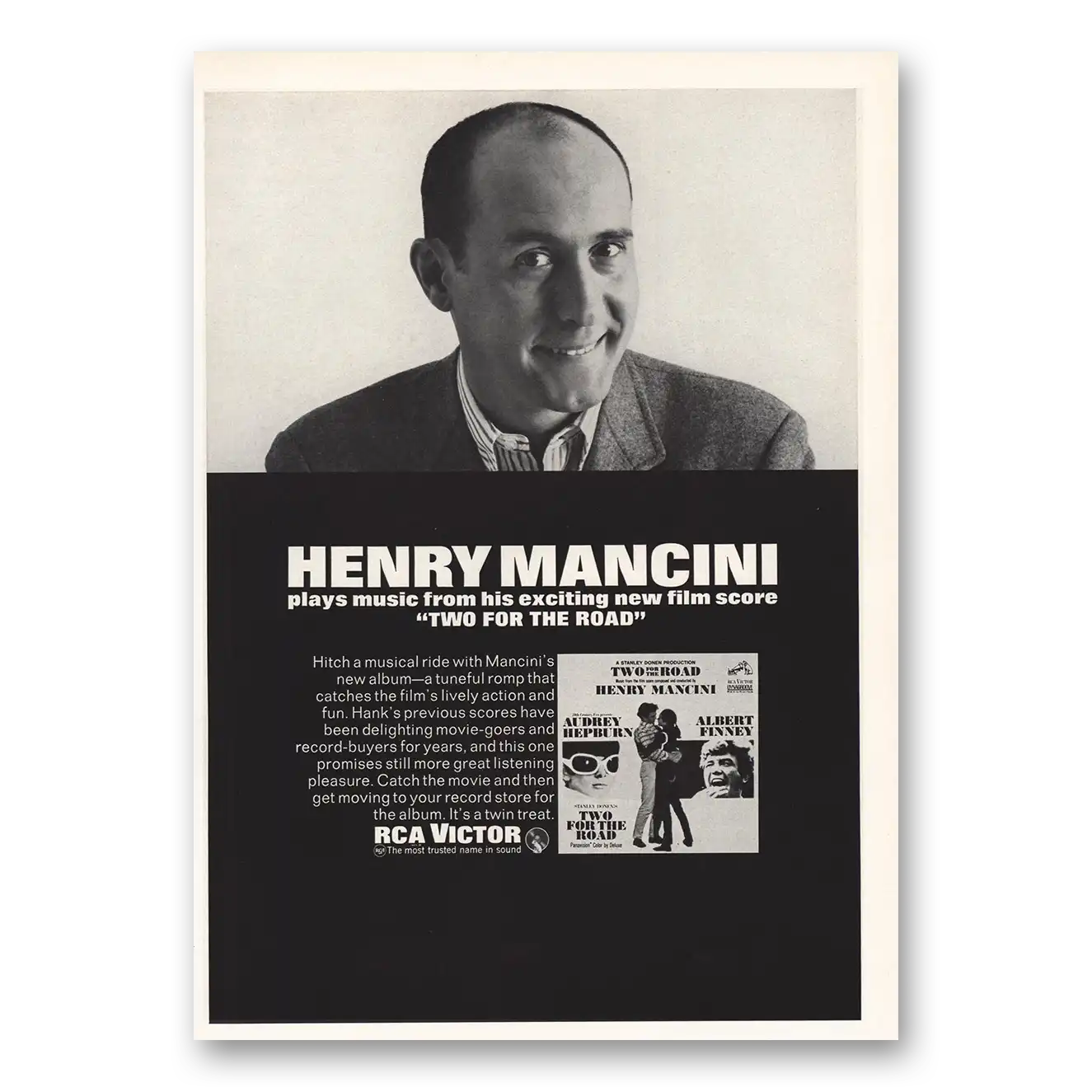 1967 RCA Victor Henry Mancini Vintage Magazine Print Ad