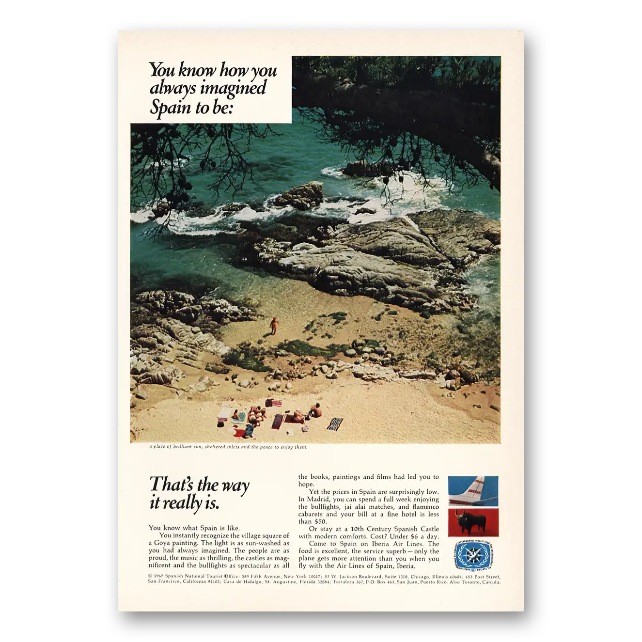 1967 Spain Thats the Way It Really Is Vintage Magazine Print Ad