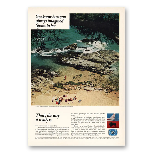 1967 Spain Thats the Way It Really Is Vintage Magazine Print Ad