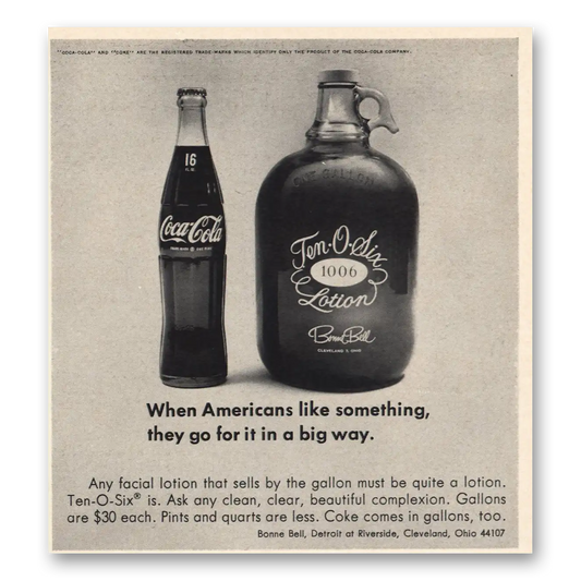 1968 Bonne Bell Americans Like Something Coca Cola Vintage Magazine Print Ad