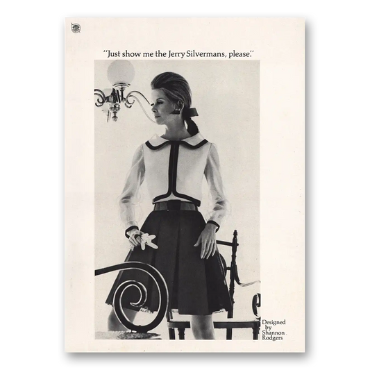 1968 Peck & Peck Fashion Show Me Your Jerry Silvermans Vintage Magazine Print Ad