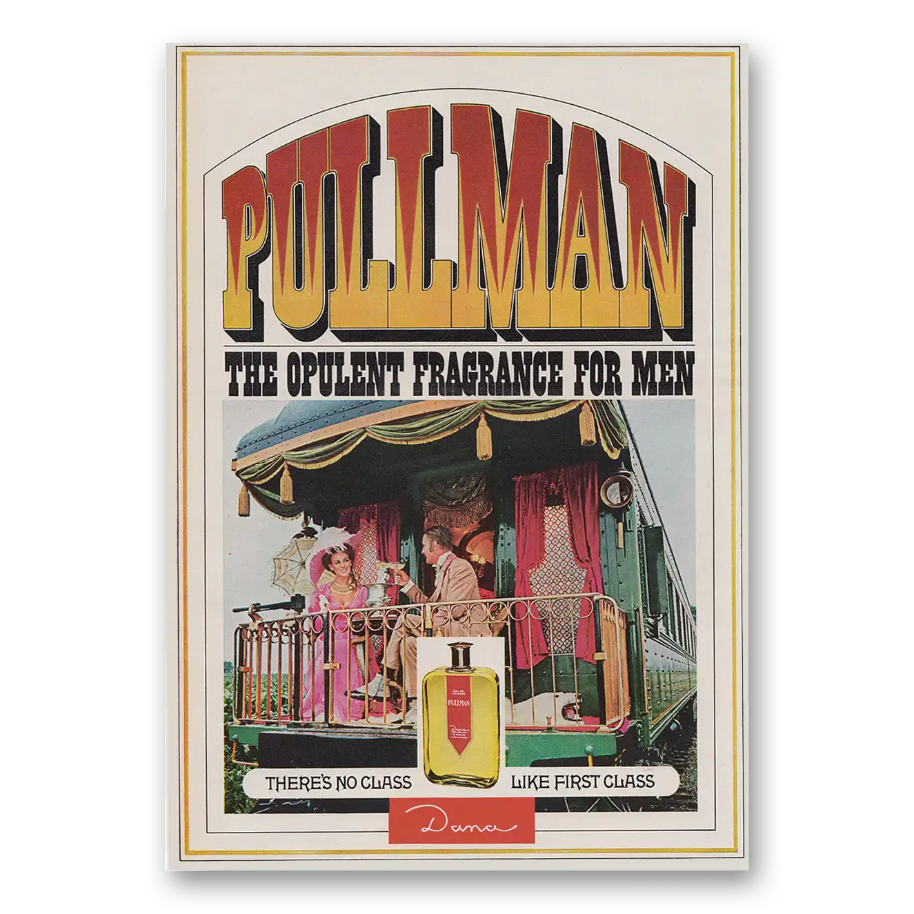 1968 Pullman Fragrance Opulent Fragrance for Men Vintage Magazine Print Ad