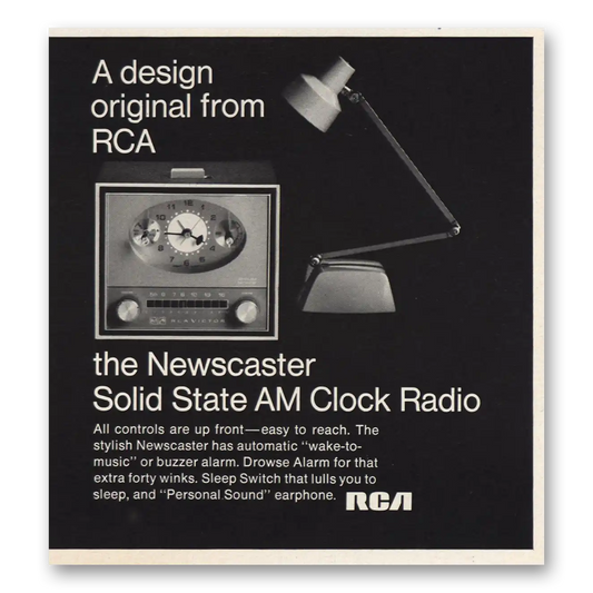 1968 RCA radio Vintage Magazine Print Ad