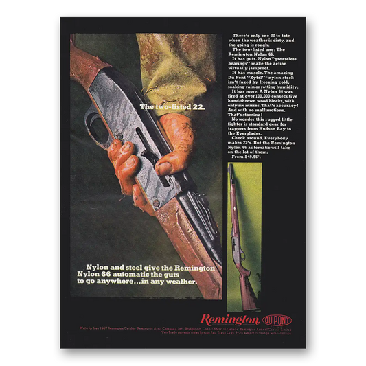 1968 Remington Arms Theres Only One 22 Vintage Magazine Print Ad