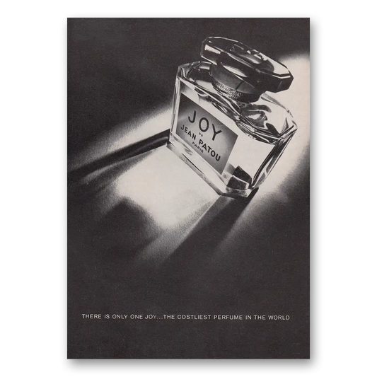 1969 Joy de Jean Patou Perfume There Is Only One Joy Vintage Magazine Print Ad