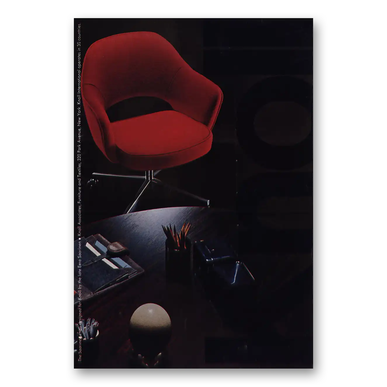 1969 Knoll Saarinen Chair Eero Saarinen Vintage Magazine Print Ad