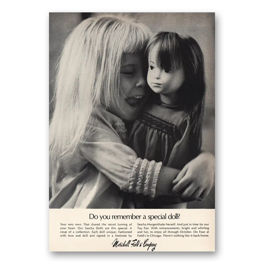 1969 Marshall Field Special Doll Vintage Magazine Print Ad