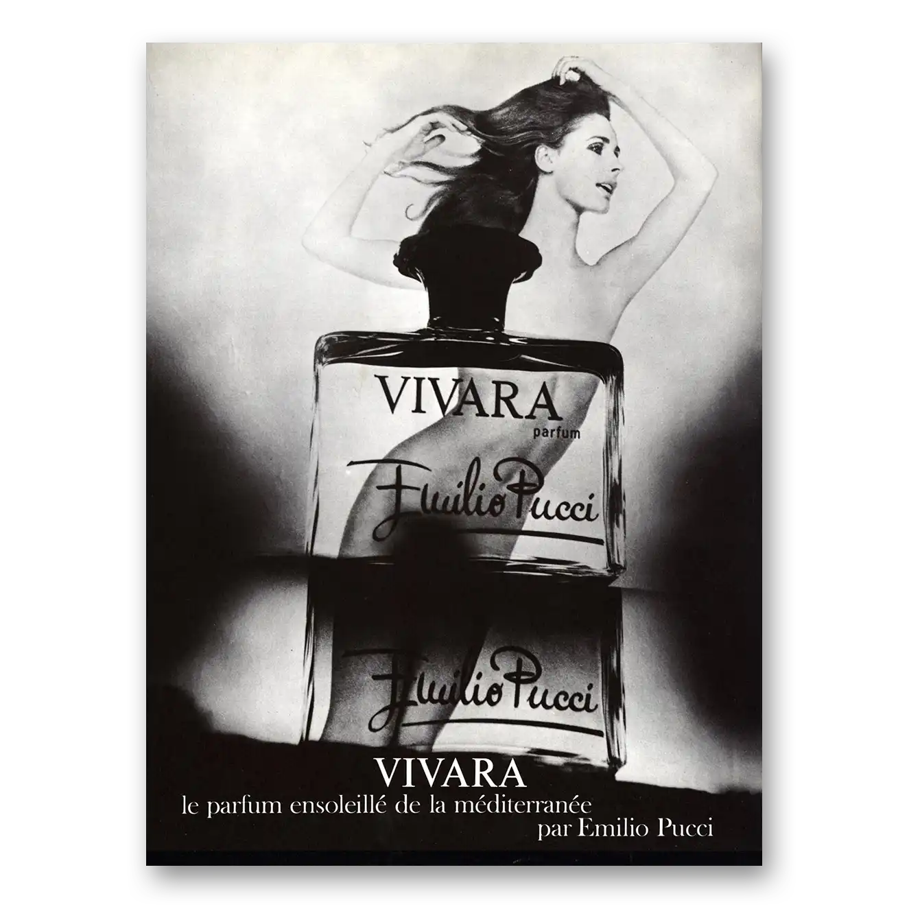 1969 Vivara Perfume Le Parfum Vivara French Vintage Magazine Print Ad