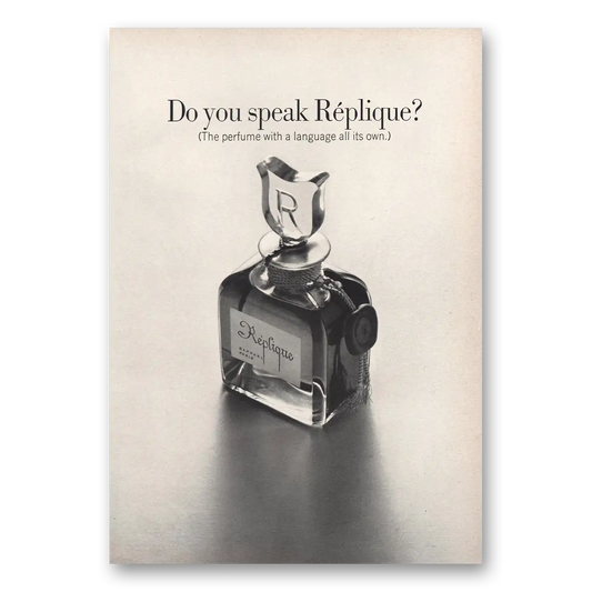 1969 Replique Perfume Raphael Do You Speak Replique Vintage Magazine Print Ad