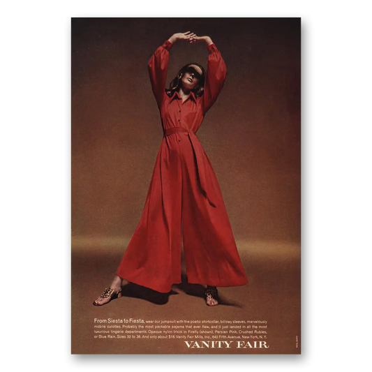 1969 Vanity Fair Fashion From Siesta to Fiesta Vintage Magazine Print Ad