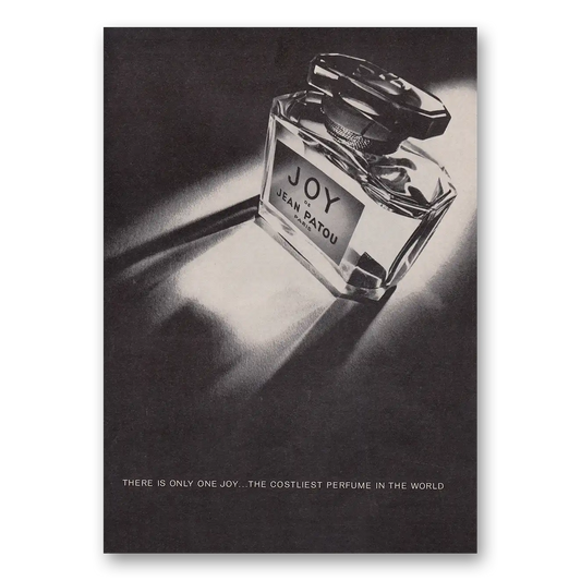 1970 Joy de Jean Patou Perfume There Is Only One Joy Vintage Magazine Print Ad