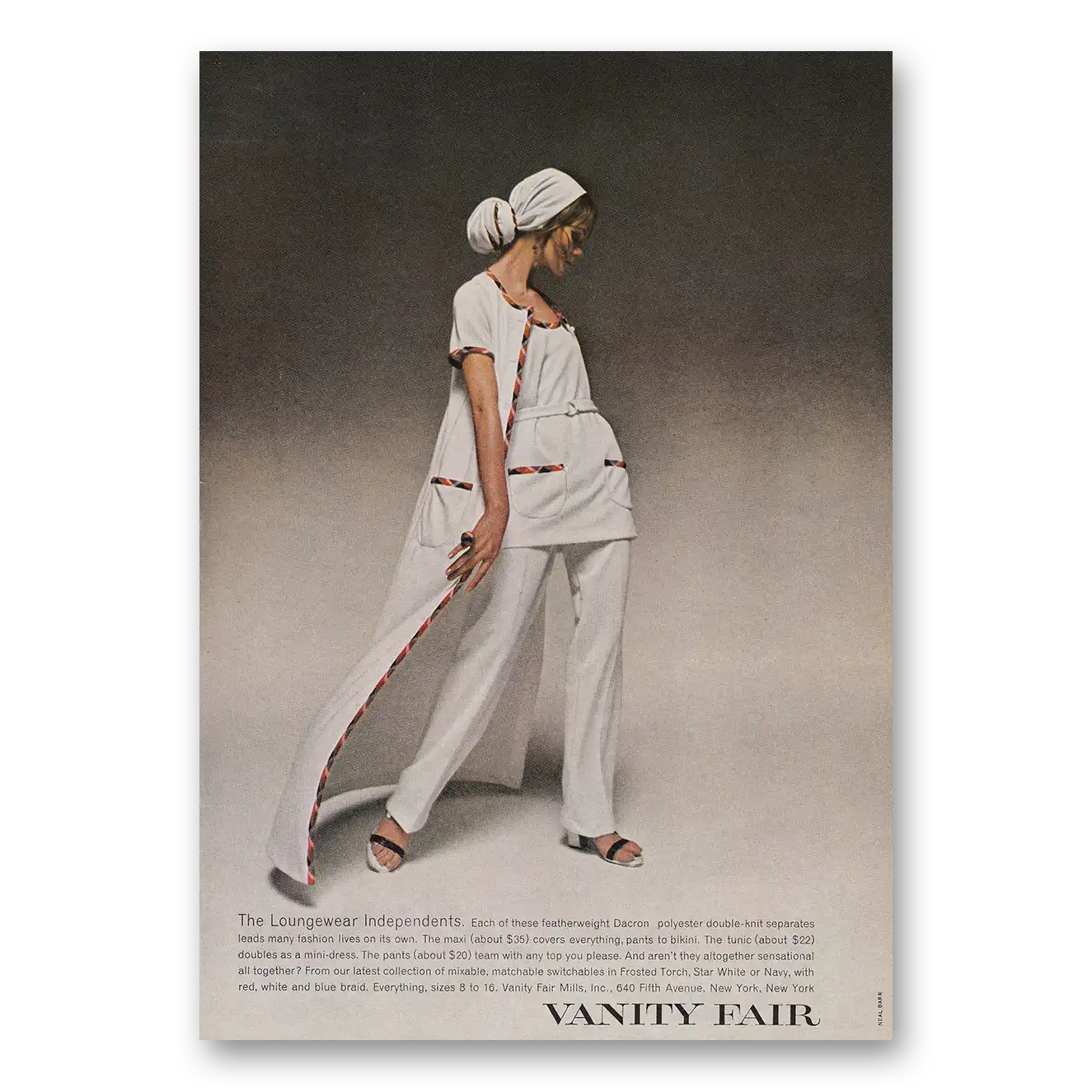 1970 Vanity Fair Undergarments Loungewear Independents Vintage Magazine Print Ad